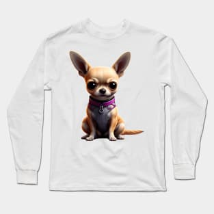 Chihuahua in suit Long Sleeve T-Shirt